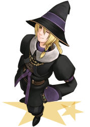 Rule 34 | 00s, alternate costume, bad id, bad pixiv id, black mage (final fantasy), blonde hair, braid, crossover, final fantasy, final fantasy xi, hat, kirisame marisa, riku (tigercharge), solo, the iron of yin and yang, touhou, yellow eyes