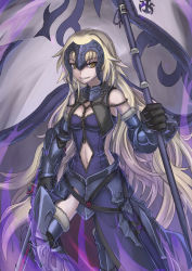 Rule 34 | 1girl, armor, armored dress, black armor, black dress, black gloves, breasts, chain, clothing cutout, dress, dual wielding, fate/grand order, fate (series), faulds, flag, fur trim, gauntlets, gloves, greaves, headpiece, holding, jeanne d&#039;arc (fate), jeanne d&#039;arc alter (avenger) (fate), jeanne d&#039;arc alter (avenger) (third ascension) (fate), jeanne d&#039;arc alter (fate), long hair, navel cutout, polearm, purutoppu (toranohige), silver hair, smile, solo, sword, very long hair, weapon, yellow eyes