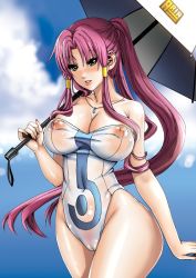 Rule 34 | 00s, aged up, aria (manga), breasts, cameltoe, curvy, fei (maidoll), hip focus, large breasts, mizunashi akari, one-piece swimsuit, see-through, swimsuit, wide hips