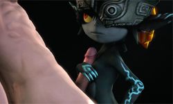 Rule 34 | 1boy, 1girl, 3d, animated, animated gif, breasts, hetero, lowres, midna, naizuri, nintendo, paizuri, penis, red eyes, redmoa, small breasts, the legend of zelda, the legend of zelda: twilight princess, uncensored
