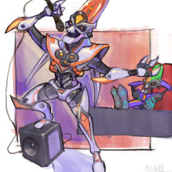 Rule 34 | 1boy, fictional persona, dome, dr. nefarious, emperor nefarious, highres, joints, oomasa teikoku, ratchet &amp; clank, robot, robot joints, three fingers, yellow eyes
