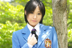 Rule 34 | blazer, cosplay, fujioka haruhi, ouran high school host club, photo (medium), school uniform, suzukaze yuuki