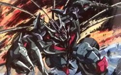 Rule 34 | claws, crowbar (transformers), decepticon, extra eyes, highres, marble-v, mecha, no humans, open hand, red eyes, robot, science fiction, solo, transformers, transformers: dark of the moon, transformers (live action), v-fin