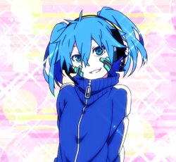 Rule 34 | 10s, animated, animated gif, blue hair, ene (kagerou project), kagerou project, lowres, mekakucity actors, tagme