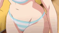 Rule 34 | animated, animated gif, bra, breasts, jitaku keibiin, katsuragi yuki, large breasts, lowres, panties, recording, underwear
