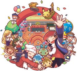 Rule 34 | 00s, 6+girls, ^ ^, beanie, beauty (pokemon), black belt (pokemon), blouse, blue shirt, bug catcher (pokemon), chimchar, closed eyes, cowgirl (pokemon), creatures (company), dawn (pokemon), game freak, gen 1 pokemon, gen 3 pokemon, gen 4 pokemon, hat, idol (pokemon), indoors, lady (pokemon), lass (pokemon), lucas (pokemon), multiple girls, nintendo, npc trainer, official art, pal park, pikachu, piplup, pokemon, pokemon (creature), pokemon dppt, psychic (pokemon), red hat, shirt, sleeveless, sleeveless shirt, torchic, transparent background, turtwig, white hat, white shirt