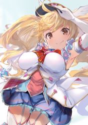 Rule 34 | 1girl, blonde hair, breasts, granblue fantasy, large breasts, monika weisswind, p answer, solo