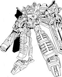 Rule 34 | 1boy, arm cannon, cannon, decepticon, greyscale, gun, insignia, kamizono (spookyhouse), machine, machinery, male focus, mecha, mechanical wings, megatron, monochrome, no humans, personification, redesign, robot, science fiction, solo, transformers, weapon, wings