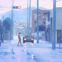 Rule 34 | 10s, 1girl, 2016, ankle boots, black hair, black pants, boots, brown coat, building, bush, car, city, cityscape, coat, crosswalk, dated, day, door, fence, grey footwear, hands in pockets, kumaori jun, leg warmers, light, motor vehicle, mountain, original, outdoors, pants, pedestrian lights, plant, pole, ponytail, power lines, puddle, reflection, road, scarf, short hair, solo, standing, traffic light, tree, vehicle, walking, water, white scarf, winter clothes, winter coat, wipers
