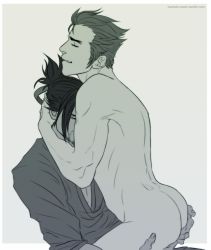 Rule 34 | 2boys, anal, ass, brothers, closed eyes, family, fingering, genji (overwatch), hanzo (overwatch), incest, male focus, male penetrated, multiple boys, muscular, naughty face, nude, overwatch, overwatch 1, siblings, smile, straddling, yaoi