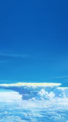Rule 34 | 10s, blue sky, cloud, highres, landscape, no humans, official art, official wallpaper, phone wallpaper, scenery, shinkai makoto, sky, tenki no ko, wallpaper