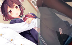 Rule 34 | 10s, 1boy, 1girl, :o, admiral (kancolle), arm grab, black pantyhose, blurry, blush, breasts, brown hair, clothed sex, crescent, depth of field, dutch angle, embarrassed, eyebrows, fingering, from below, hair between eyes, hetero, holding another&#039;s arm, jacket, kantai collection, komone ushio, messy hair, military, military uniform, miniskirt, mutsuki (kancolle), naval uniform, open clothes, open jacket, open mouth, out of frame, panties, panties under pantyhose, pantyhose, pantyshot, pleated skirt, red eyes, red hair, remodel (kantai collection), school uniform, serafuku, short hair, sitting, skirt, solo focus, stealth fingering, stealth sex, transparent, underwear, uniform, white panties