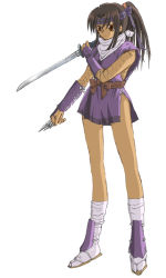 Rule 34 | 1girl, katana, ninja, solo, sword, tabi, weapon