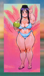 Rule 34 | 1girl, akiyama mio, bikini, breasts, highres, k-on!, keigi, large breasts, solo, swimsuit