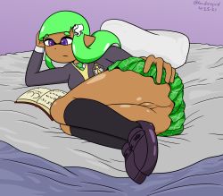 Rule 34 | ass, cleft of venus, highres, inkling player character, nintendo, pussy, splatoon (series), thick thighs, thighs, upskirt