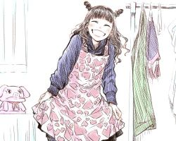 Rule 34 | 1girl, grin, kobayashi aika, long hair, lowres, smile