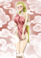 Rule 34 | 1girl, blonde hair, breasts, female focus, glasses, kalifa (one piece), large breasts, long hair, nel-zel formula, one piece, tagme, towel
