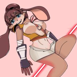 Rule 34 | 1girl, breasts, energy sword, female focus, furry, furry female, highres, lightsaber, lop (star wars), nipples, red lightsaber, star wars, star wars: visions, sword, tagme, weapon