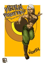 Rule 34 | 1girl, abs, absurdres, boots, highres, muscular, muscular female, sega, vanessa lewis, virtua fighter