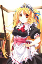 Rule 34 | blonde hair, highres, maid, miyama-zero, solo, tagme, twintails, yellow eyes
