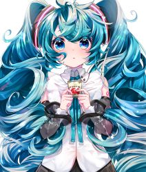 Rule 34 | 1girl, absurdres, aqua eyes, aqua hair, aqua nails, aqua ribbon, bag, bare shoulders, black skirt, black sleeves, blouse, commentary, country ma&#039;am, detached sleeves, glowing, hair ornament, hatsune miku, hatsune miku (nt), highres, holding, holding bag, huge filesize, layered sleeves, long hair, looking at viewer, nail polish, neck ribbon, parted lips, piapro, pleated skirt, ribbon, see-through, see-through sleeves, shirayuki towa, shirt, shoulder tattoo, skirt, sleeveless, sleeveless shirt, solo, symbol in eye, tattoo, translated, twintails, upper body, very long hair, vocaloid, white background, white shirt, white sleeves