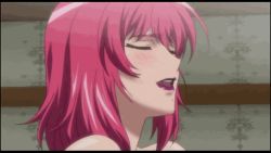 Rule 34 | 10s, 1girl, animated, animated gif, blush, closed eyes, face, kyuuketsuki, lips, nude, open mouth, pink hair, solo