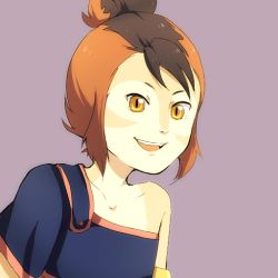 Rule 34 | 1girl, meryl santos, multicolored hair, personification, pixiv sample, smile, solo, tagme, thundercats, two-tone hair, wilykit, yellow eyes