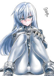 Rule 34 | 1girl, ass, blue eyes, blue hair, commentary request, gloves, legs, long hair, looking at viewer, maria traydor, pantyhose, solo, star ocean, star ocean till the end of time, tukiwani