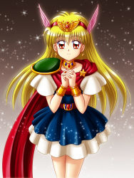 Rule 34 | 1990s (style), absurdres, akazukin chacha, blonde hair, highres, magical princess, standing, star (symbol)