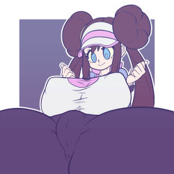 Rule 34 | 1girl, anus, ass, blue eyes, blush, breasts, brown hair, cameltoe, cleft of venus, creatures (company), double bun, game freak, hair bun, highres, huge breasts, kaikoinu, long hair, looking at viewer, lying, nintendo, no panties, on back, pokemon, pokemon bw2, rosa (pokemon), sidelocks, simple background, solo, twintails