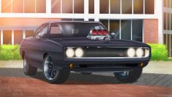 Rule 34 | artist name, car, commentary, dodge (company), dodge charger, engine, english commentary, fast &amp; furious, fast &amp; furious (2009), glowing, highres, imrinzlergtz art, motor vehicle, muscle car, no humans, shadow, the fast and the furious, vehicle focus