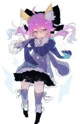 Rule 34 | 1girl, :o, ahoge, animal ear fluff, animal ears, black bow, black footwear, blush stickers, boots, bow, buttons, coat, commentary request, cross-laced footwear, double-breasted, fang, fate (series), fox ears, fox girl, fringe trim, fur-trimmed boots, fur-trimmed coat, fur-trimmed sleeves, fur collar, fur trim, gijxgij, gloves, hair between eyes, highres, lace-up boots, large bow, lavender coat, lavender legwear, long hair, long sleeves, looking at viewer, open mouth, pink hair, pom pom (clothes), purple scarf, purple thighhighs, scarf, short eyebrows, simple background, sketch, solo, star (symbol), tamamo (fate), tamamo no mae (fate/extra), thick eyebrows, thighhighs, white background, white gloves, wide sleeves, winter clothes, winter coat, yellow eyes