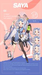 Rule 34 | 1girl, absurdres, animal ears, asymmetrical legwear, bag, biohazard symbol, blue archive, breasts, canister, character name, character sheet, china dress, chinese clothes, dress, ear tag, full body, guinea pig, gun, halo, handbag, handgun, highres, holstered, large ears, medium breasts, mouse (animal), mouse ears, mouse girl, mouse tail, nezusuke (blue archive), official art, red eyes, saya (blue archive), socks, solo, tail, thighhighs, uneven legwear, weapon, whoisshe, wide sleeves