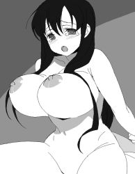 Rule 34 | 1girl, animated, animated gif, blush, bouncing breasts, breasts, cum, cum in pussy, curvy, girl on top, iwato kasumi, large breasts, long hair, monochrome, navel, nipples, nude, open mouth, orgasm, pole (ppp1409), reverse cowgirl position, saki (manga), sex, sex from behind, solo focus, straddling, tears, wide hips