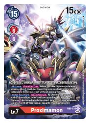 Rule 34 | arcturusmon, armor, centauroid, character name, claws, commentary, copyright name, digimon, digimon (creature), digimon card game, dragon, english commentary, english text, glowing, highres, holding, holding weapon, horns, official art, proximamon, second-party source, shoulder armor, siriusmon, standing, taur, tonami kanji, weapon, wings