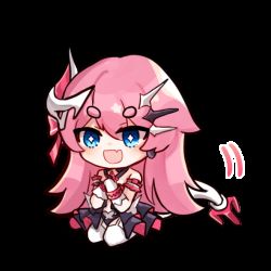 Rule 34 | + +, 1girl, :d, animated, animated gif, asymmetrical gloves, bare shoulders, black gloves, blue eyes, fang, full body, gloves, hair between eyes, hair ornament, honkai (series), honkai impact 3rd, horns, long hair, mismatched gloves, open mouth, pink hair, rozaliya olenyeva, seiza, senin liku, single horn, sitting, smile, solo, tail, tail wagging, thick eyebrows, thighhighs, transparent background, v-shaped eyebrows, white gloves, white thighhighs