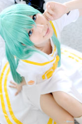 Rule 34 | alice carroll, aria (manga), cosplay, green hair, hirano kurita, photo (medium), undine, uniform