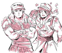 Rule 34 | 2boys, armor, bad id, bad twitter id, belt, blush, castlevania (series), gloves, hat, headband, inactive account, jacket, jeepochu, long hair, looking at viewer, male focus, monochrome, multiple boys, muscular, nintendo, one eye closed, open mouth, richter belmont, simon belmont, smile, super smash bros., v, weapon, whip