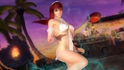 Rule 34 | 1girl, 3d, breasts, dead or alive, dead or alive 5, large breasts, long hair, official art, phase-4, red hair, solo