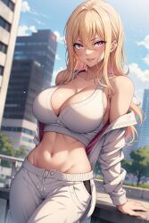 Rule 34 | ai-generated, animegirl, breasts, cleavage, fairy tail, highres, large breasts, selene (fairy tail)