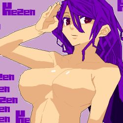 Rule 34 | 1girl, breasts, colorized, gen&#039;en (sioherashi), large breasts, lowres, solo, tagme