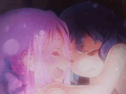 Rule 34 | 2girls, animated, animated gif, blush, bouncing breasts, breasts, censored, cowgirl position, defloration, embarrassed, futa with female, futanari, girl on top, heavy breathing, kanzaki itsuki, katerina (rondo duo), large breasts, lowres, mosaic censoring, multiple girls, navel, nipples, open mouth, penis, pink hair, purple hair, pussy, rondo duo, sex, sideboob, spread legs, straddling, tears, thighs, tinkle bell, tongue, trembling, twintails, upright straddle, vaginal