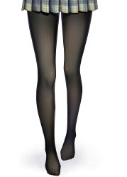 Rule 34 | 1girl, black pantyhose, grey skirt, haneru, highres, legs, lower body, original, out of frame, pantyhose, plaid, plaid skirt, pleated skirt, simple background, skirt, solo, standing, thighs, white background