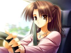 Rule 34 | 1girl, driving, game cg, indoors, solo, tagme