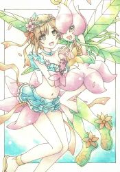 Rule 34 | absurdres, digimon, fairy, flower, highres, idolmaster, lilimon, plant, thorns, wings