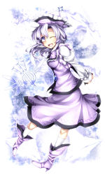 Rule 34 | 1girl, absurdres, female focus, full body, highres, kazetto, merlin prismriver, solo, touhou, white background, wink