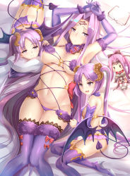 Rule 34 | 3girls, :d, absurdly long hair, animal ears, ass, back, belt collar, boots, bow, breasts, claws, collar, cosplay, demon girl, demon horns, demon tail, elbow gloves, euryale (fate), facial mark, fate/grand order, fate/hollow ataraxia, fate (series), forehead mark, from side, girl sandwich, glasses, gloves, hair bow, hair intakes, halloween princess, high heel boots, high heels, horns, irisviel von einzbern, irisviel von einzbern (cosplay), irisviel von einzbern (halloween princess), large breasts, long hair, low wings, lying, mash kyrielight, mash kyrielight (dangerous beast), mash kyrielight (dangerous beast) (cosplay), medusa (fate), medusa (lancer) (fate), medusa (rider) (fate), multiple girls, navel, official alternate costume, on back, on stomach, open mouth, parted lips, pulling another&#039;s clothes, purple legwear, rider, sandwiched, shielder (fate/grand order) (cosplay), siblings, sisters, sitting, small breasts, smile, stheno (fate), tail, thigh boots, thighhighs, twins, underboob, unworn eyewear, very long hair, wings, wolf ears, yuemanhuaikong