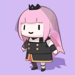 Rule 34 | 1girl, 3d, animated, black skirt, blender (medium), bracer, detached sleeves, holding, holding microphone, holding scythe, hololive, hololive english, looping animation, microphone, mori calliope, pink hair, rapping, scythe, seafoamboy, single detached sleeve, single thighhigh, skirt, smol calli, solo, thighhighs, tiara, v-shaped eyebrows, veil, video, virtual youtuber, walfie (style)