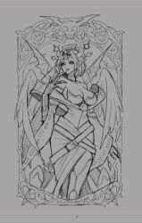Rule 34 | demon, demon girl, digimon, fallen angel, lilithmon, mark of evil, wings