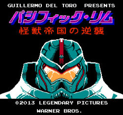 Rule 34 | 10s, 1980s (style), 2013, choufu shimin, cockpit, copyright name, fake screenshot, game console, gipsy danger, guillermo del toro, head, jaeger (pacific rim), legendary pictures, mecha, nes, oekaki, oldschool, pacific rim, pan pacific defense corps, parody, pixel art, retro artstyle, robot, science fiction, simple background, solo, video game